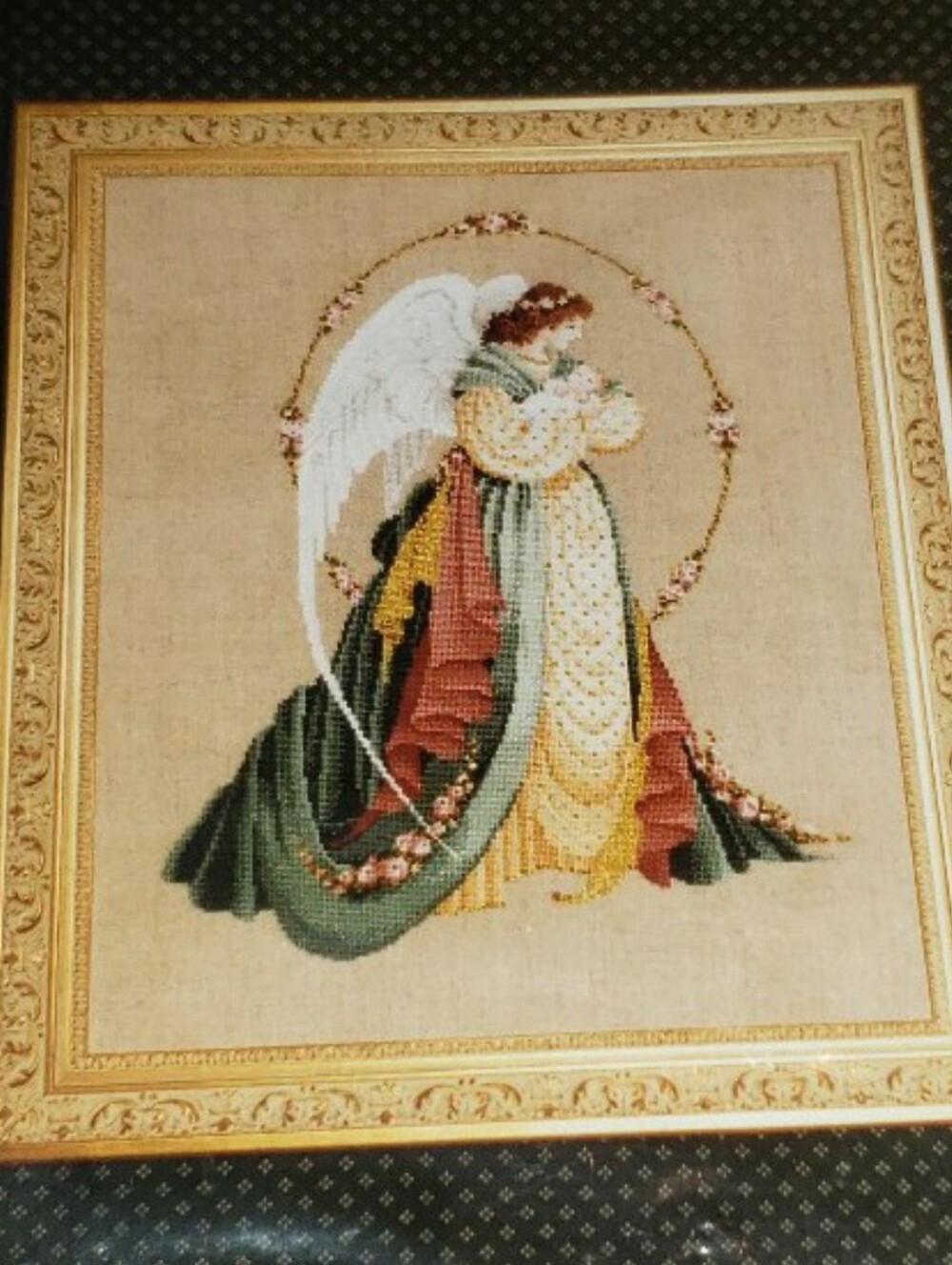 Lavender & Lace "Guardian Angel" Cross-Stitch Pattern L & L18